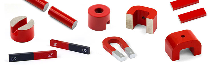 Shapes of educational alnico magnets for educators