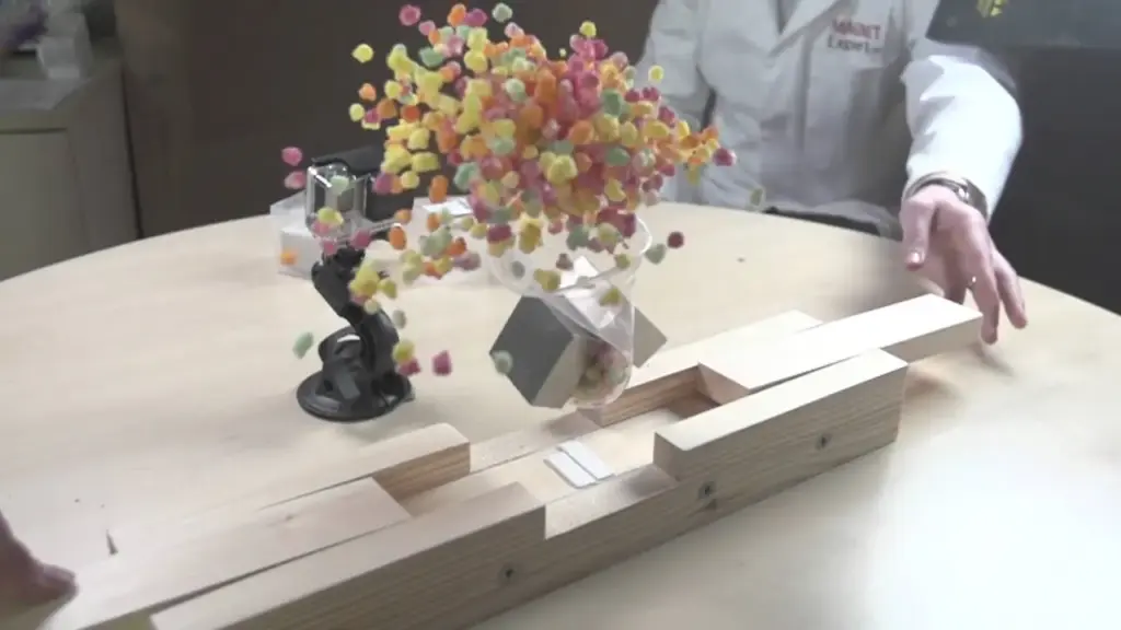 Engineers conduct experiments to test the strength of neodymium magnets