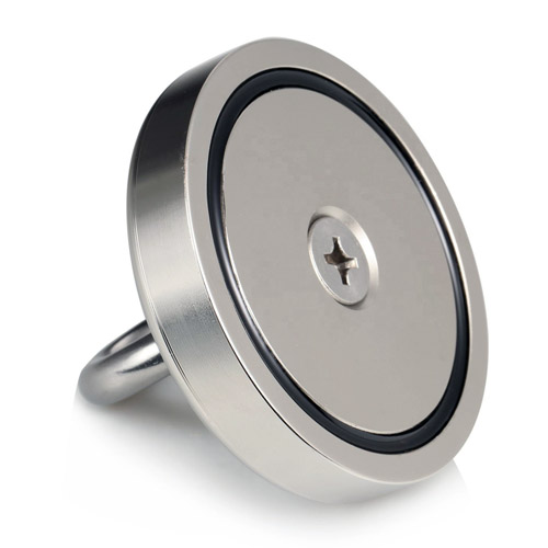 Pot magnets with steel shell for amplified magnetic force