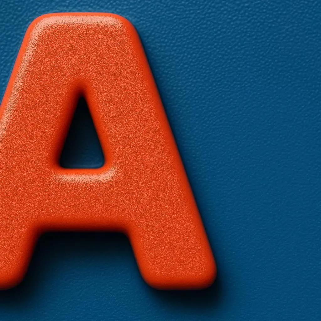 Close-up of spray-painted educational magnet surface showing smooth finish