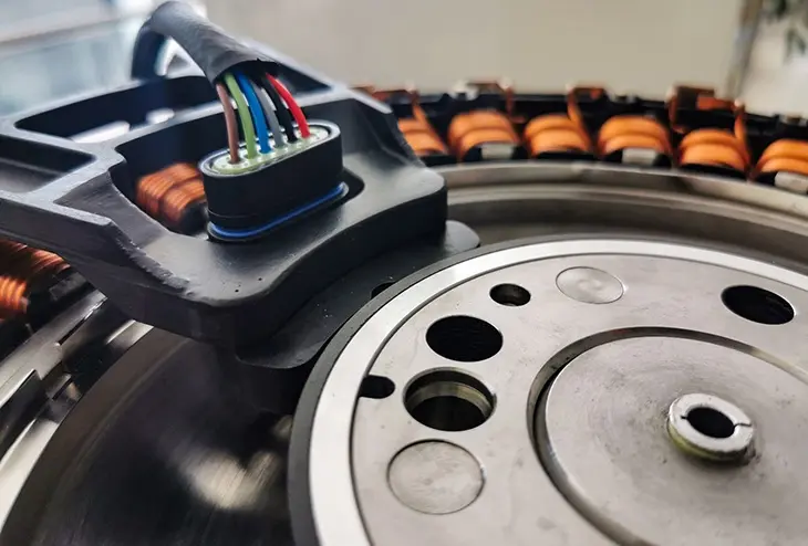 NdFeB magnets in motor speed Hall sensors for precision