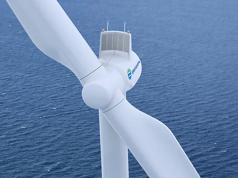 SmFeN magnets in wind turbine for high-temperature stability