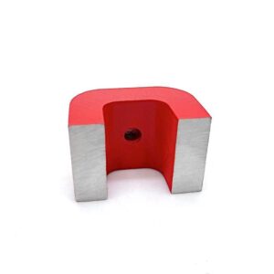 Alnico 5 AlNiCo 5 Red Painted Horseshoe Magnets 45x30x30xD6.35mm