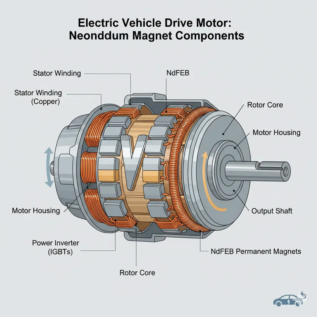 Magnets in New Energy Vehicles: Driving the EV Revolution